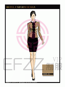 酒店大堂服務(wù)員制服設(shè)計(jì)774