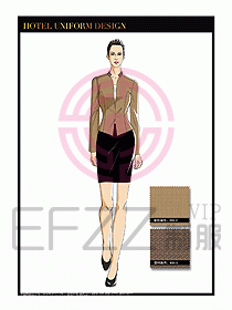 酒店大堂服務(wù)員制服設(shè)計779