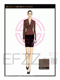酒店大堂服務(wù)員制服設(shè)計784