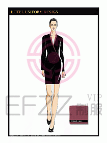 酒店大堂服務(wù)員制服設(shè)計786