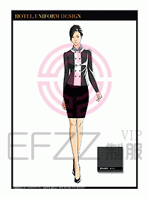 酒店大堂服務(wù)員制服設(shè)計(jì)794