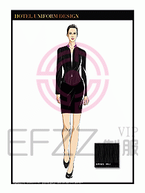酒店大堂服務(wù)員制服設(shè)計(jì)793