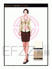 酒店大堂服務(wù)員制服設(shè)計800