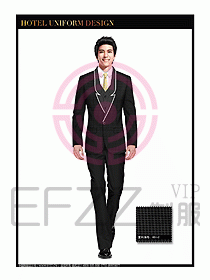 酒店大堂服務員制服設計805