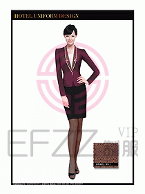 酒店大堂服務(wù)員制服設(shè)計(jì)810
