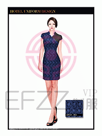 酒店中餐服務(wù)員制服設(shè)計(jì)1500