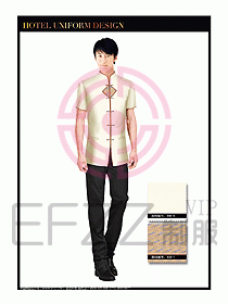 酒店中餐服務(wù)員制服設(shè)計(jì)1498