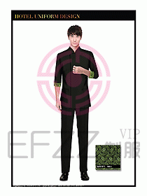 酒店中餐服務(wù)員制服設(shè)計(jì)1517