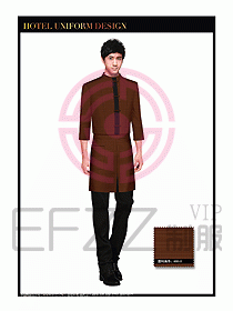 酒店中餐服務(wù)員制服設(shè)計(jì)1521
