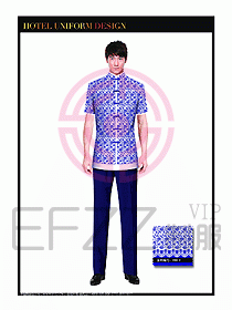 酒店中餐服務(wù)員制服設(shè)計(jì)1525