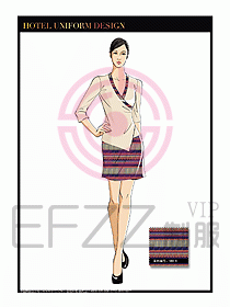 按摩技師美容制服設(shè)計1022