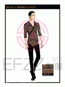 按摩技師美容制服設(shè)計(jì)1026