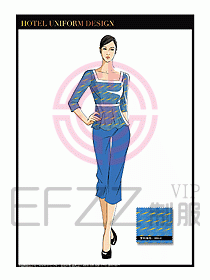 按摩技師美容制服設(shè)計(jì)1029