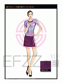 按摩技師美容制服設(shè)計(jì)1038