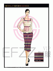 按摩技師美容制服設(shè)計(jì)1043