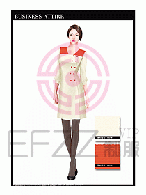 按摩技師美容制服設(shè)計1049