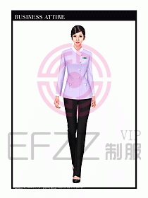 按摩技師美容制服設(shè)計1046