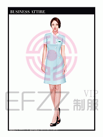 按摩技師美容制服設(shè)計1052