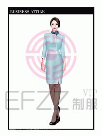 按摩技師美容制服設(shè)計1065