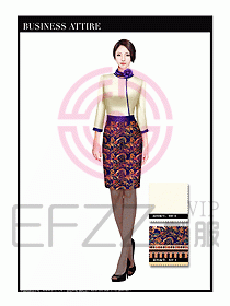 按摩技師美容制服設(shè)計(jì)1064