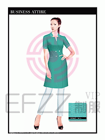 按摩技師美容制服設(shè)計(jì)1061