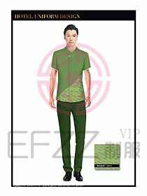 酒店中餐服務(wù)員制服設(shè)計(jì)1547