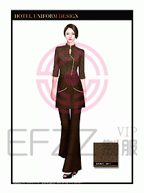 酒店中餐服務(wù)員制服設(shè)計(jì)1552