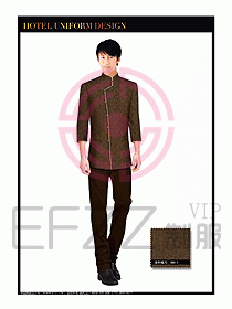酒店中餐服務(wù)員制服設(shè)計(jì)1550