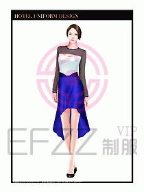 夜總會KTV服務(wù)員制服設(shè)計圖562