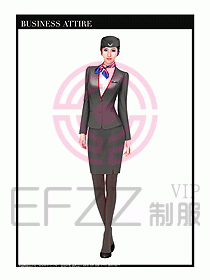 職業(yè)裝空姐服制服設(shè)計圖667