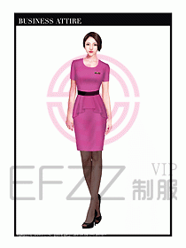 職業(yè)裝空姐服制服設(shè)計(jì)圖678