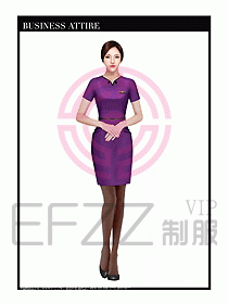 職業(yè)裝空姐服制服設(shè)計圖691
