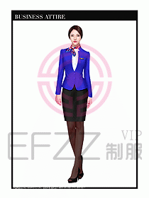 職業(yè)裝空姐服制服設(shè)計圖690