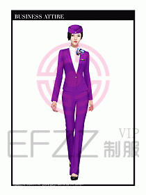 職業(yè)裝空姐服制服設(shè)計(jì)圖694