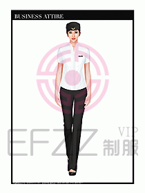 職業(yè)裝空姐服制服設(shè)計(jì)圖708