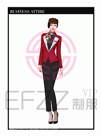 職業(yè)裝空姐服制服設(shè)計圖728