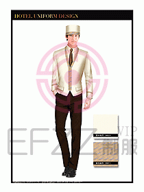 酒店門童保安行李生制服設(shè)計984
