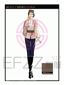 酒店門童保安行李生制服設(shè)計1012
