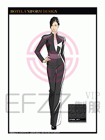 酒店總臺大堂服務(wù)員制服819