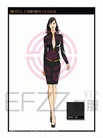 酒店總臺大堂服務(wù)員制服827