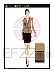 酒店總臺(tái)大堂服務(wù)員制服824