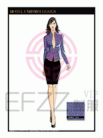 酒店總臺(tái)大堂服務(wù)員制服828