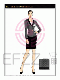 酒店總臺(tái)大堂服務(wù)員制服833