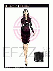 酒店總臺大堂服務(wù)員制服837