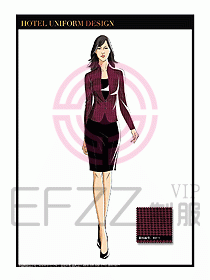酒店總臺(tái)大堂服務(wù)員制服838