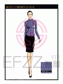 酒店總臺大堂服務(wù)員制服844