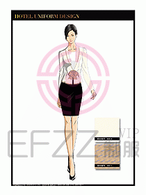 酒店總臺大堂服務(wù)員制服846