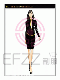 酒店總臺(tái)大堂服務(wù)員制服851