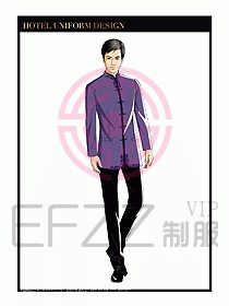酒店中餐服務(wù)員制服設(shè)計(jì)1574
