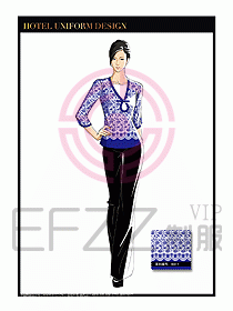 酒店中餐服務(wù)員制服設(shè)計(jì)1591